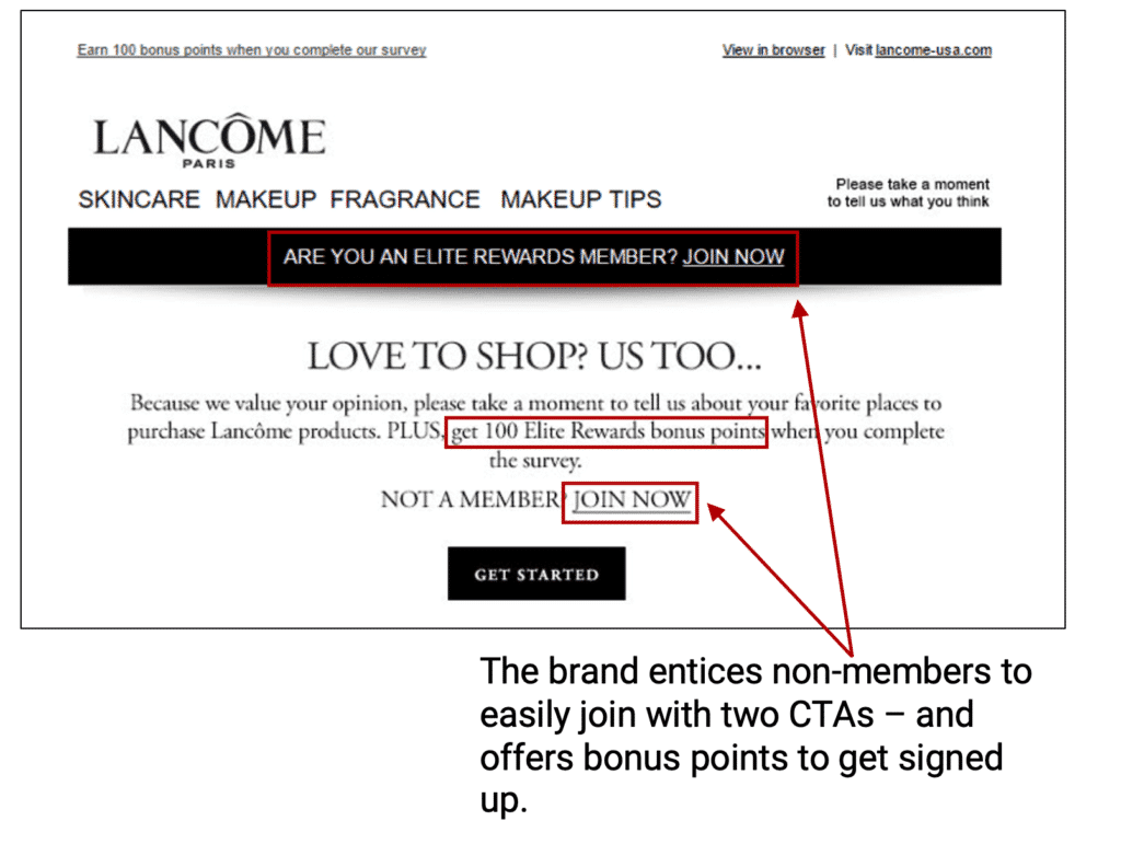 My Lancome Rewards Loyalty Program Sign Up or Sign In - Lancôme