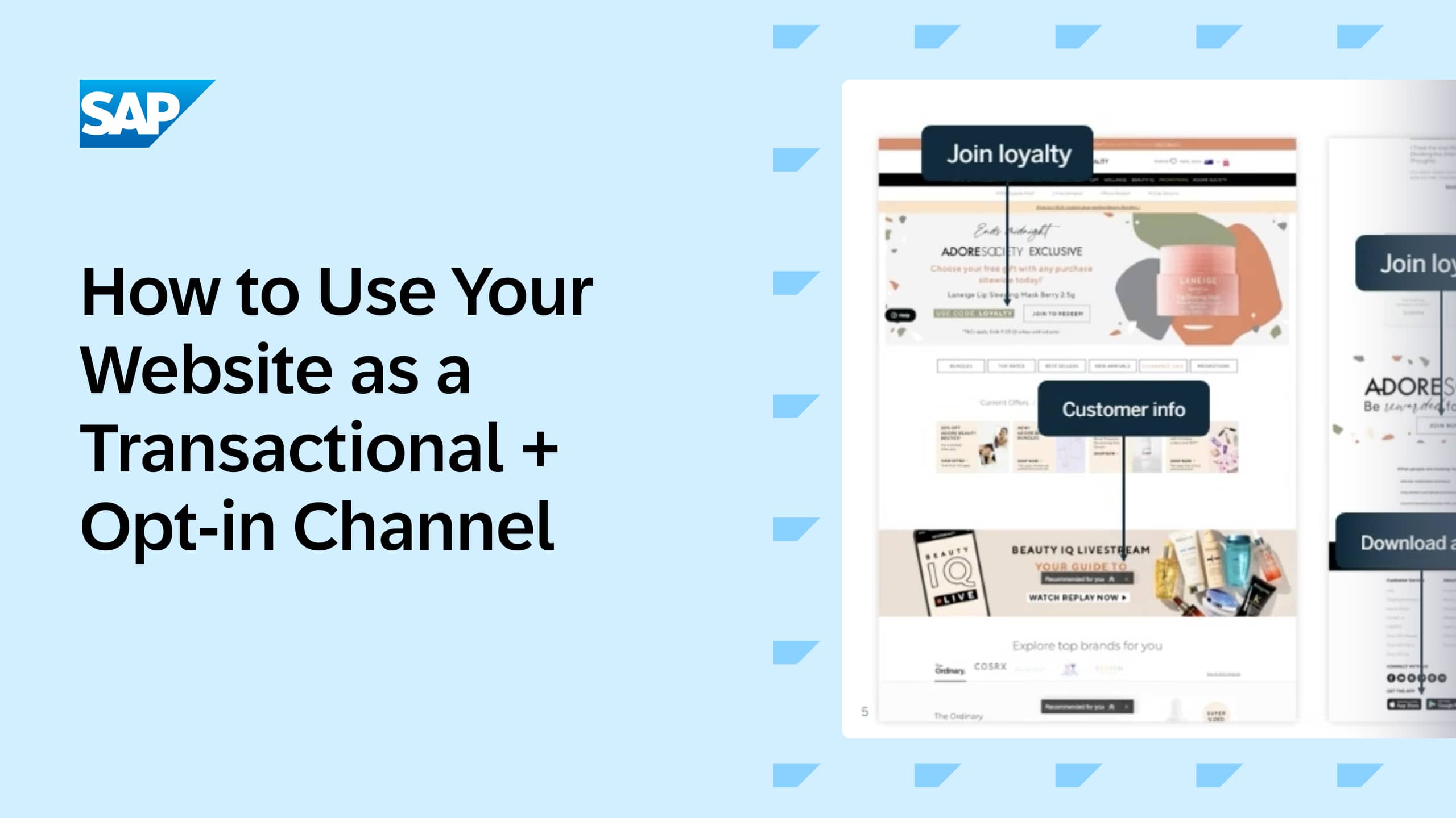 Ema SAP Engagement Cloud Usecase How To Use Your Website As A Transactional Opt In Channel Producthub Thumbnail 1280x720px