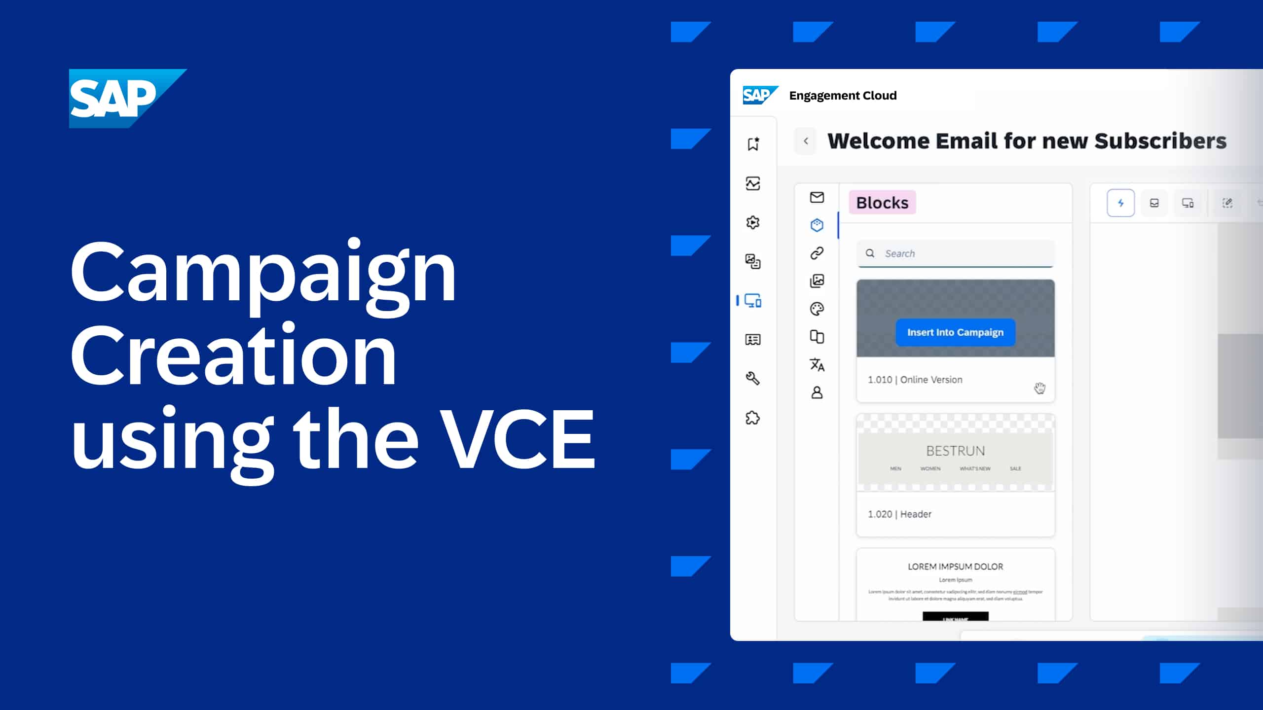 Ema Product Training Campaign Creation Using The Vce Youtube Thumbnail 1280x720px