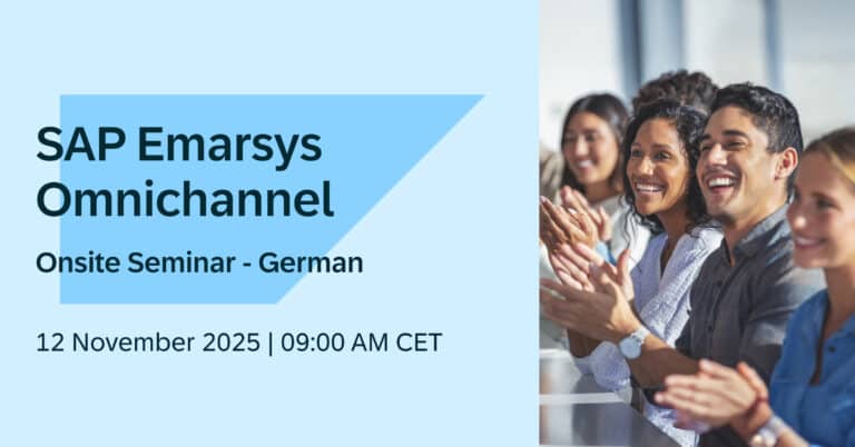 2025 Sap Emarsys Omnichannel Seminar Thubmanil Onsite De