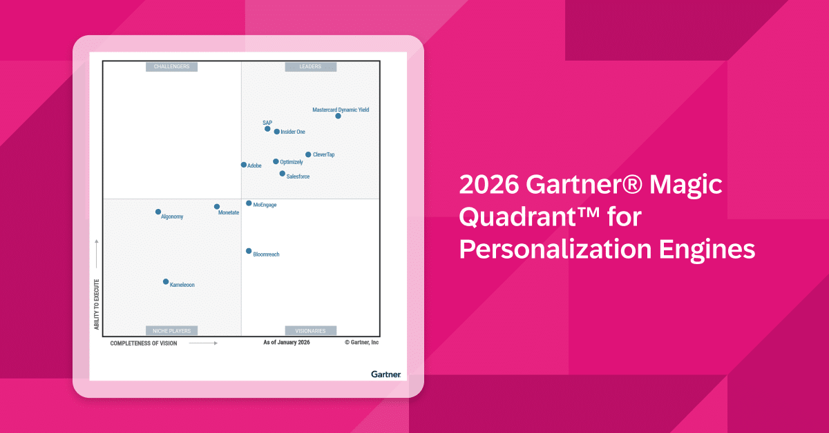 Blog feature image 2026 Gartner Magic Quadrant for Personalization Engines