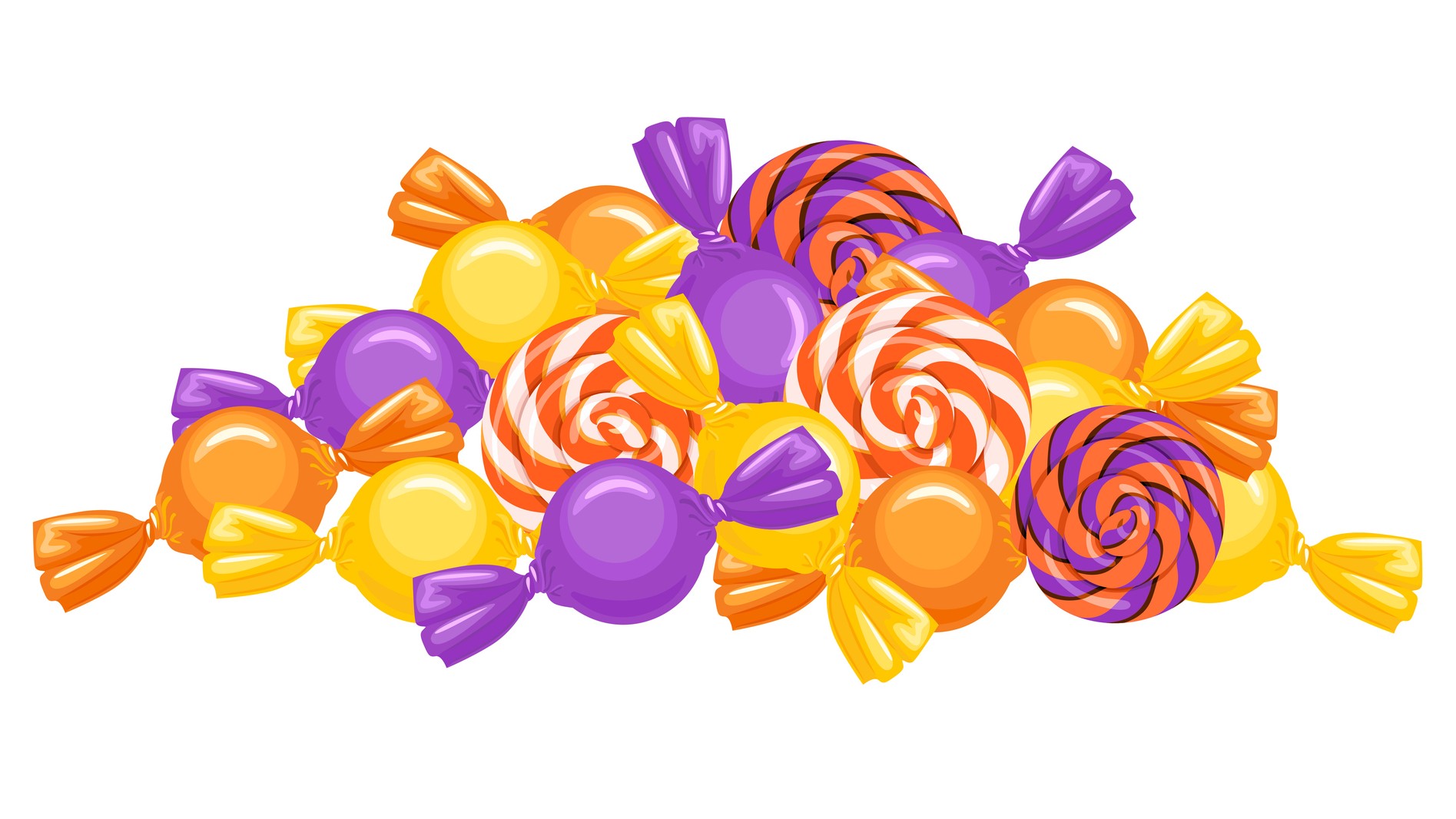 Halloween Candy Pile