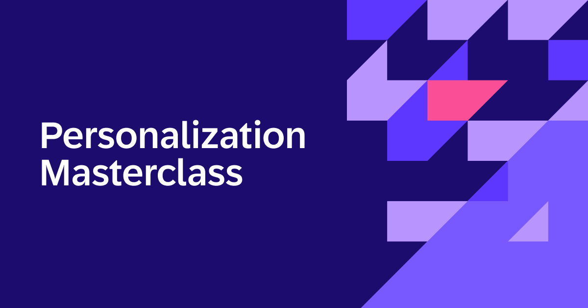 Banner Festival 25 Personalization Masterclass