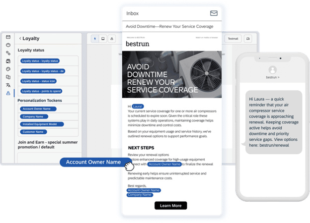 Bestrun Personalization Tokens Product Image