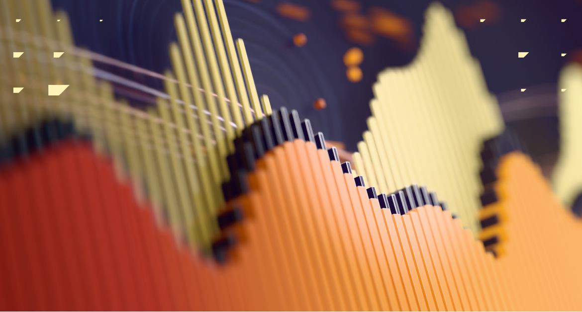 A 3D graphic representing Engagement Metrics