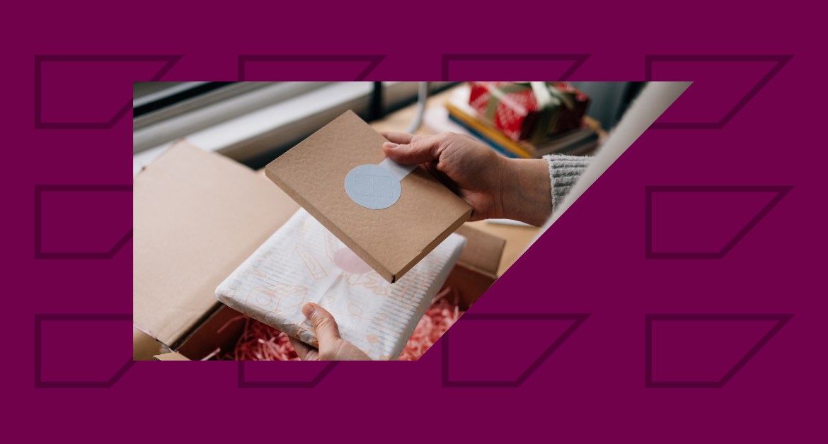 Customer unboxing a new product