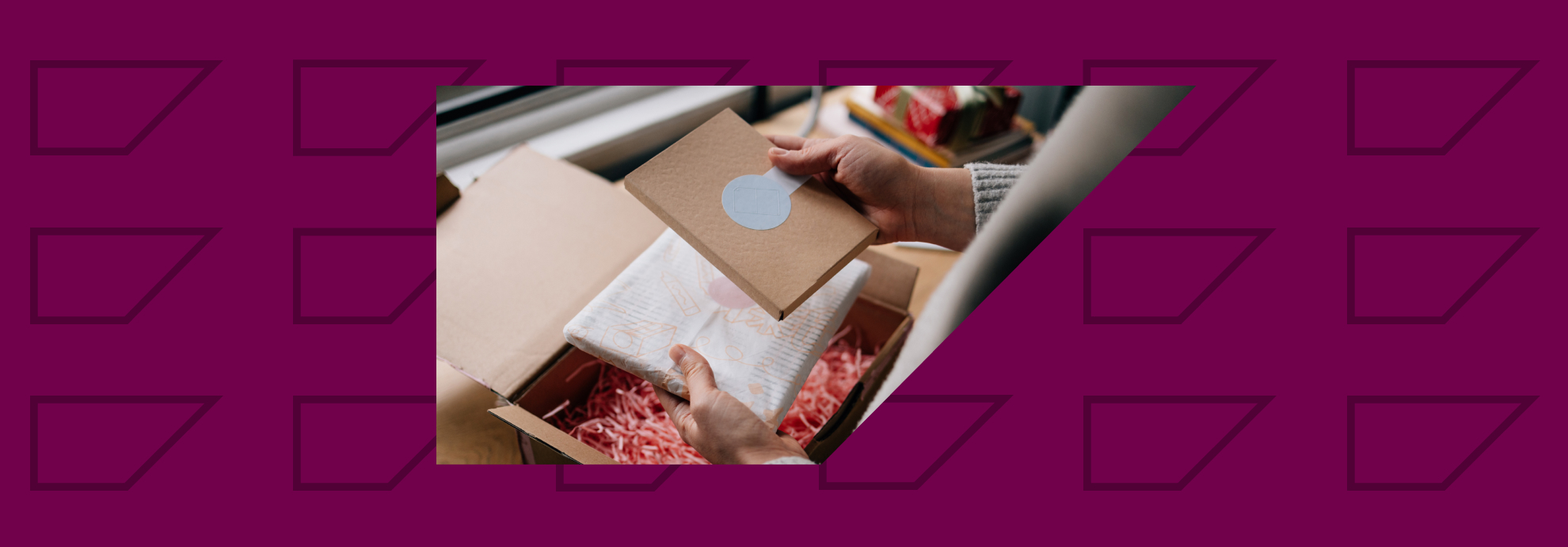 Customer unboxing a new product