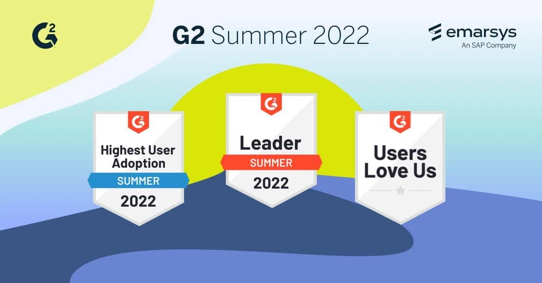 G2 Summer 2022 Report: Emarsys Leads the Way in Loyalty & Implementation