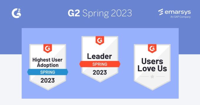 <strong>G2 Spring 2023 Report: Emarsys es líder en personalización, análisis de procesos de los clientes y mucho más</strong>