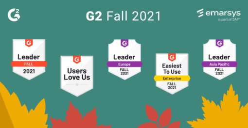 Rapport G2 automne 2021 : pourquoi Emarsys est un leader dans la personnalisation, l’automatisation marketing et bien plus encore