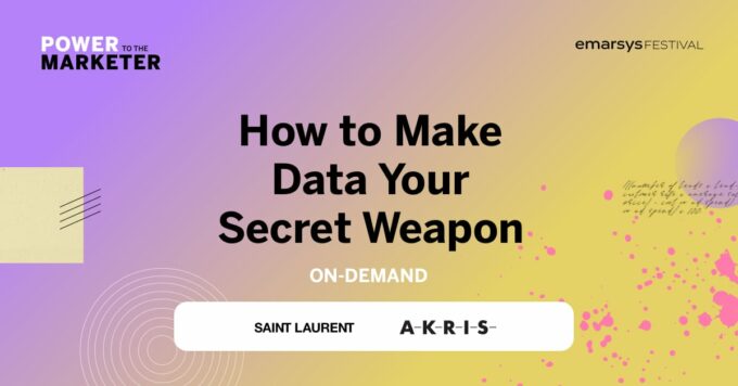 How to Make Data Your Secret Weapon