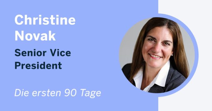 Interview mit Christine Novak anlässlich ihrer ersten 90 Tage als Senior Vice President